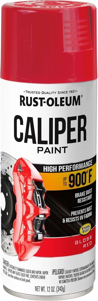 Rust-Oleum 251591 Caliper Spray Paint, 12 oz, Red