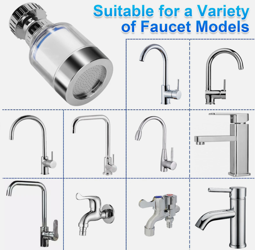 Faucet Water Filter Tap Filtration Kitchen Bathroom Sink Mounted Purifier System