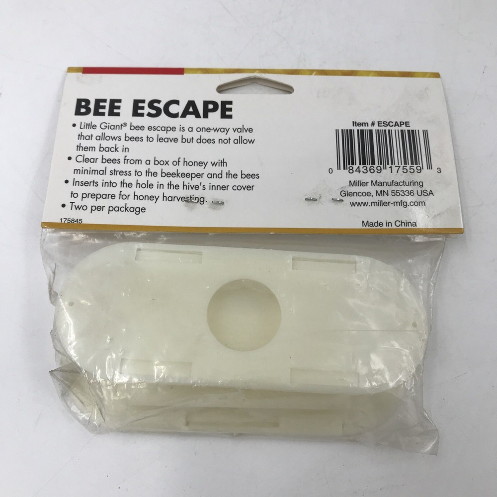 PORTER STYLE BEE ESCAPE ONE WAY VALVE 2 per package