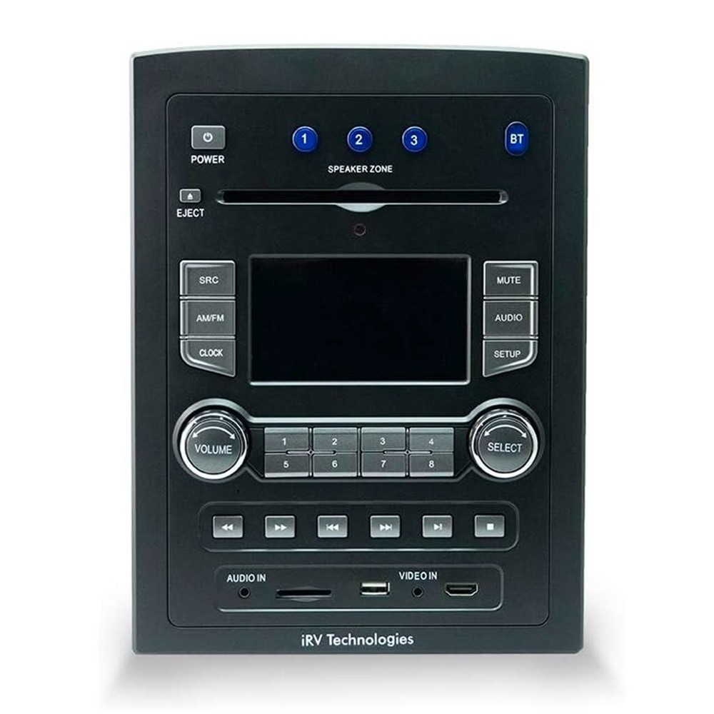 iRV66 AM/FM/CD/DVD/MP3/MP4 DIGITAL5.1/SURROUND SOUND/BLUETOOTH RV RADIO STEREO