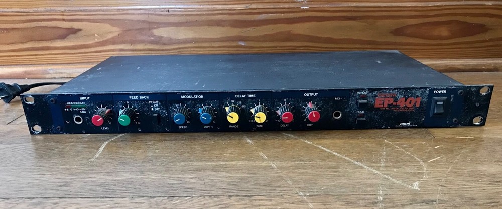 Electra Digital Delay Rack Unit. Model EP-401. Repair Project