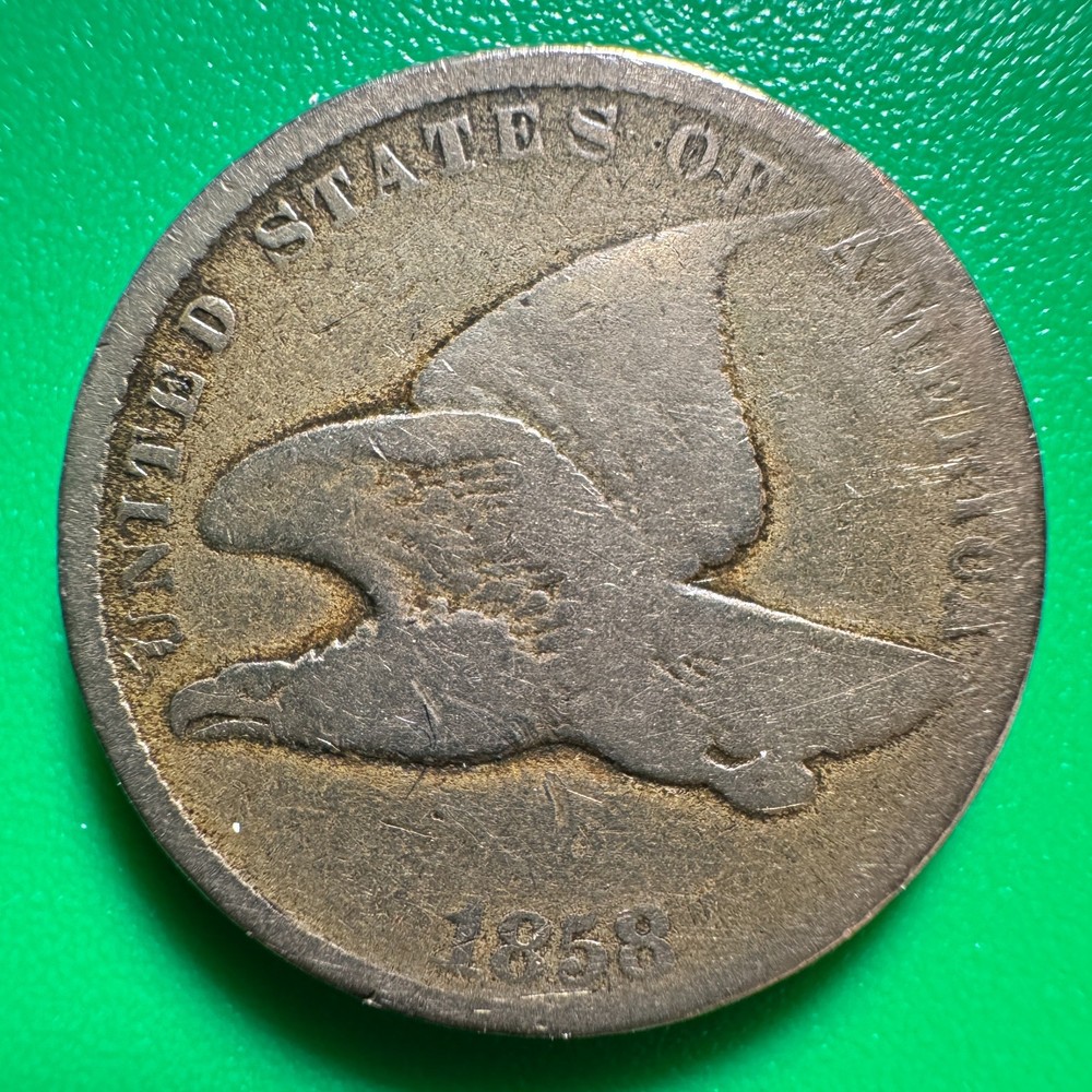 1858 Flying Eagle Cent C156