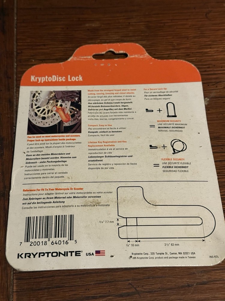 Kryptonite KryptoDisc Lock