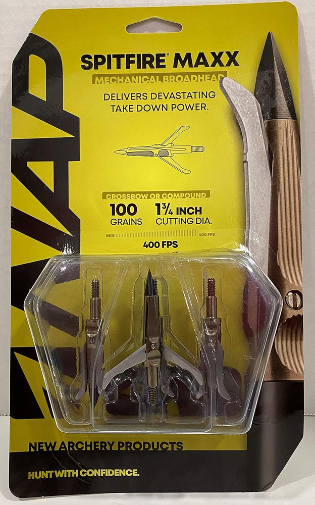 Spitfire MAXX 100 Grain Broadhead 4PK