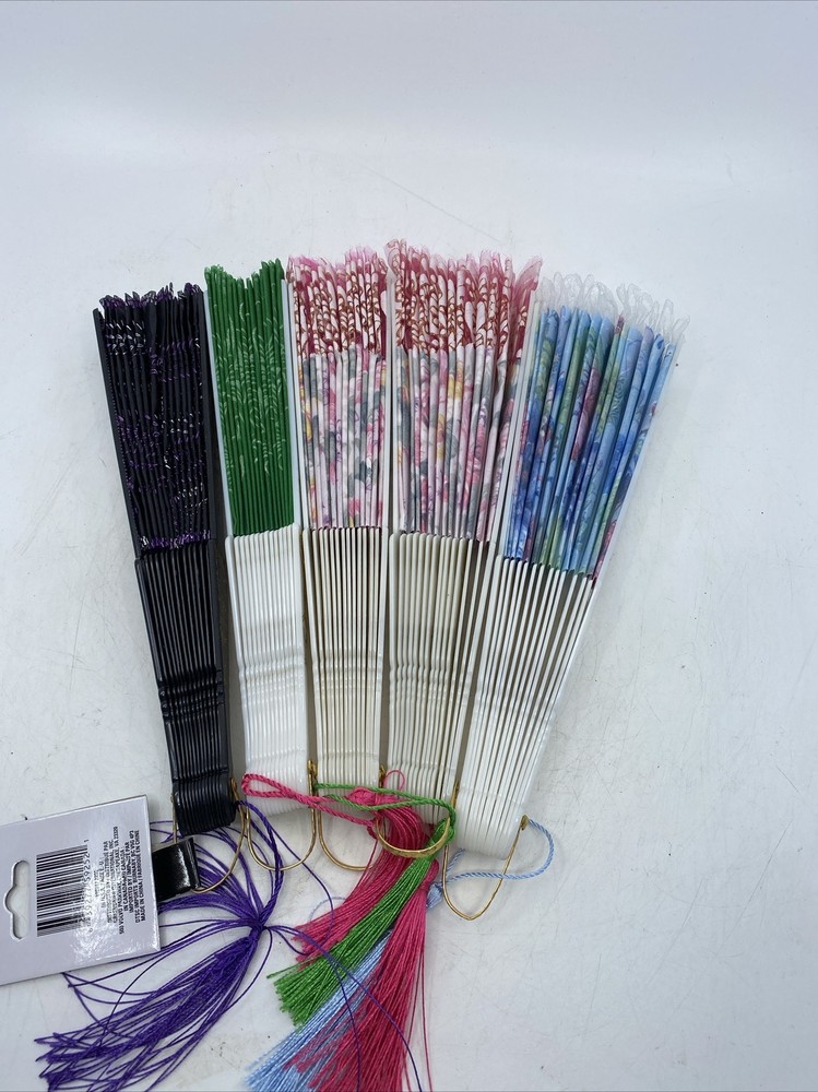 5 Deluxe Foldable Fans