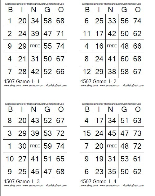 Complete Bingo For Home And Light Commercial Use for Windows