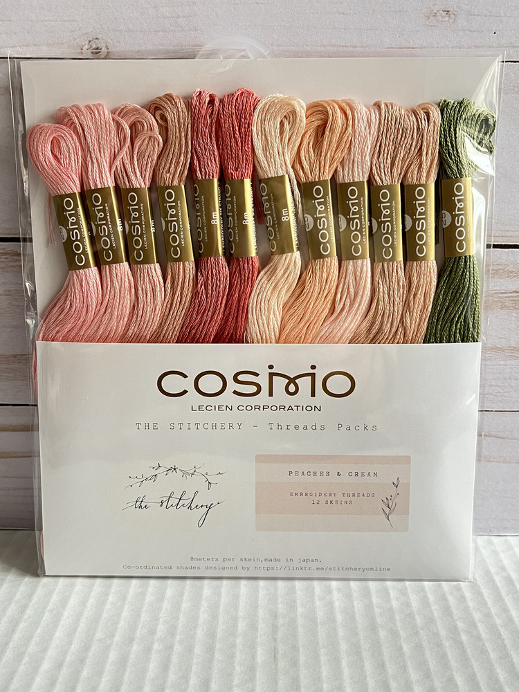 Cosmo embroidery floss pack (12 skein per pack)