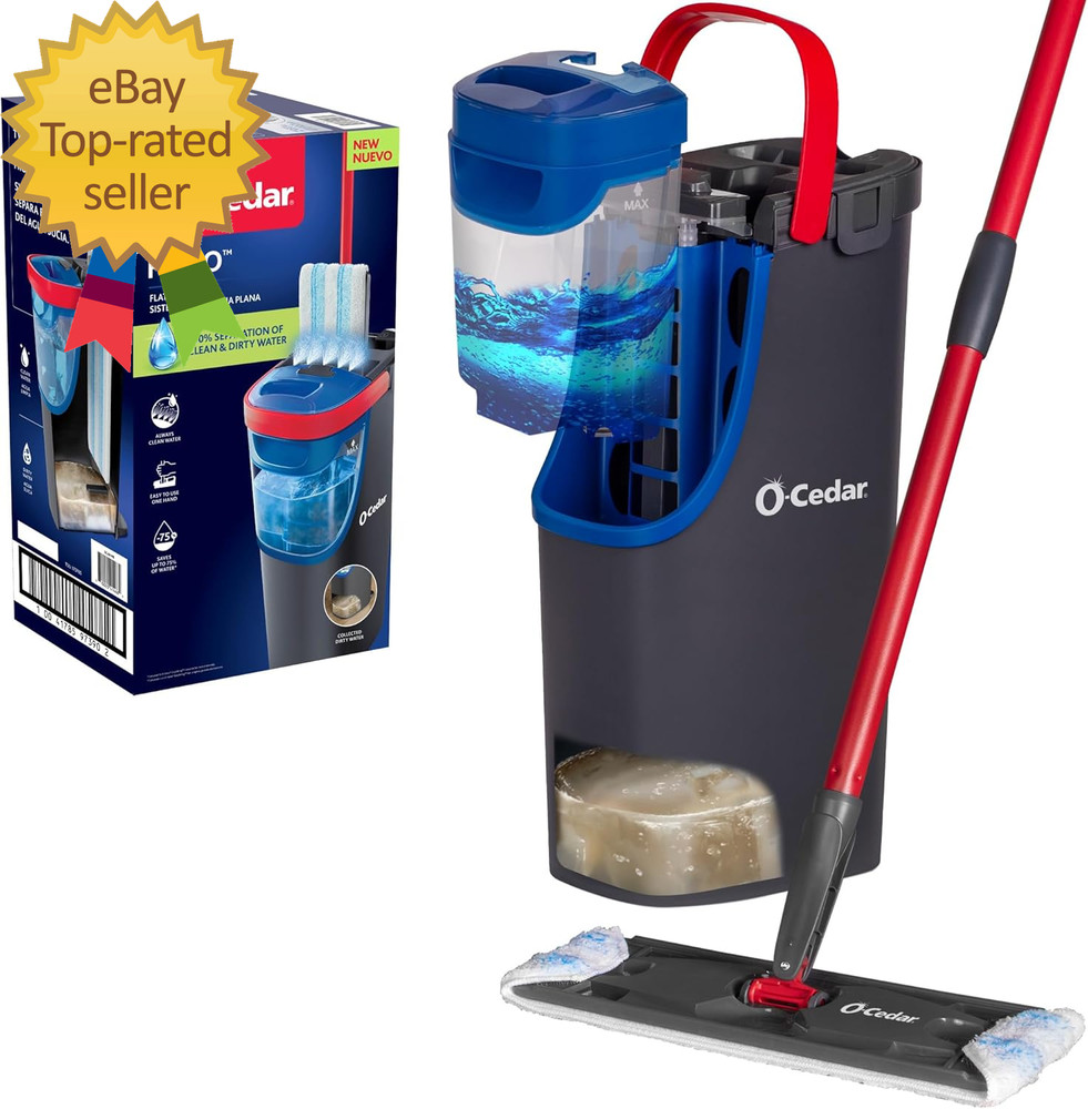 H2Pro Flat Mop System   Quick Cleaning Tool   Clean with Clean Water