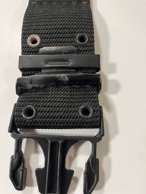 K-2 Military Tactical Black Web Belt (Black)