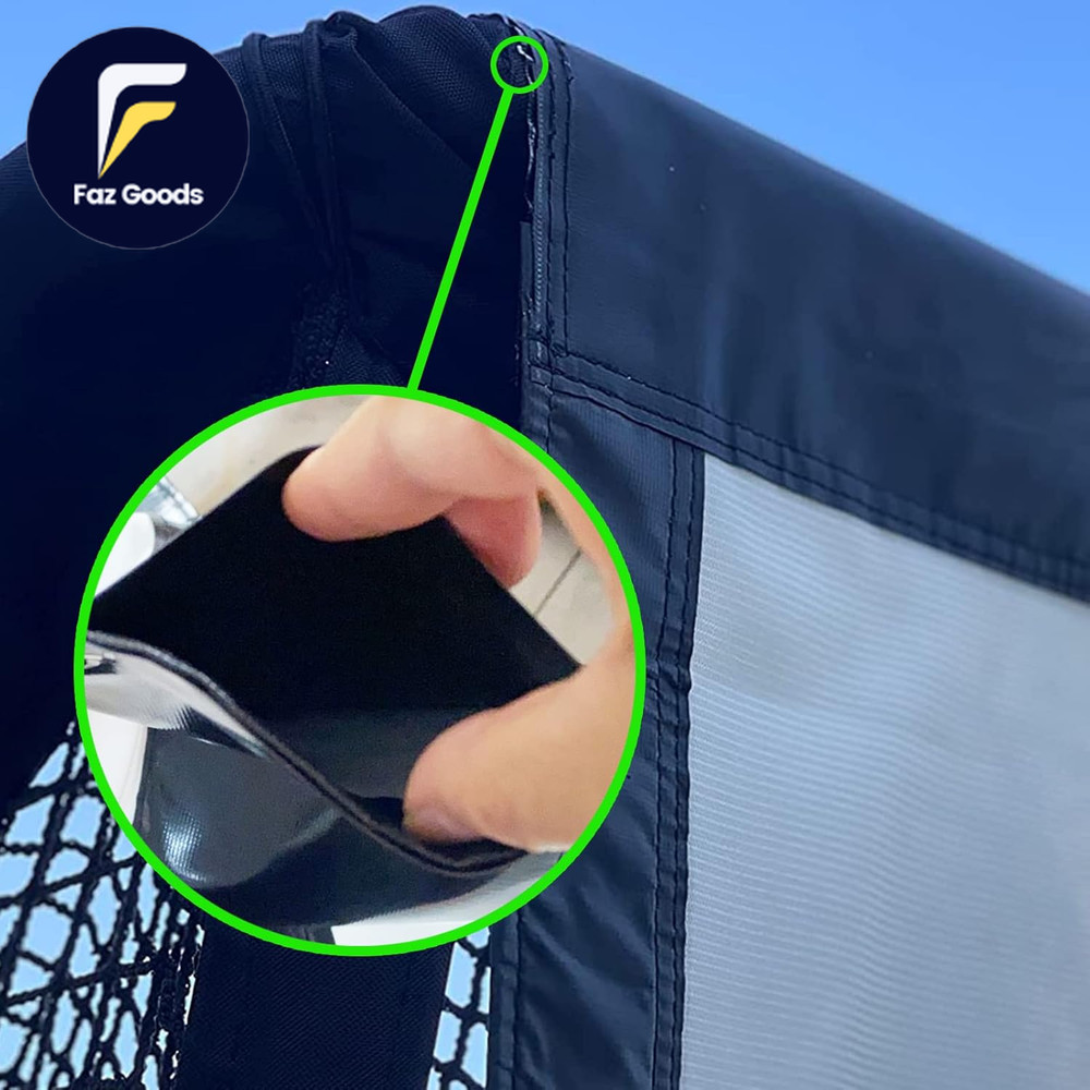 Golf Simulator Impact Screen with Black Double Layer Blackout Cloth Shank Side
