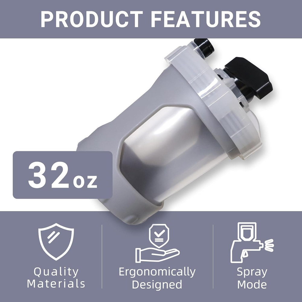 17P551 Paint Bucket Fits for Various FLEXLINER System 32 OZ Solvent-Based 32 Oz