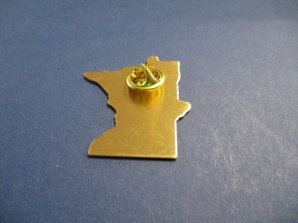 Minnesota State Licensed Pin With Back Approx. 1.5 x 2 Inches TIMBREWOLVES