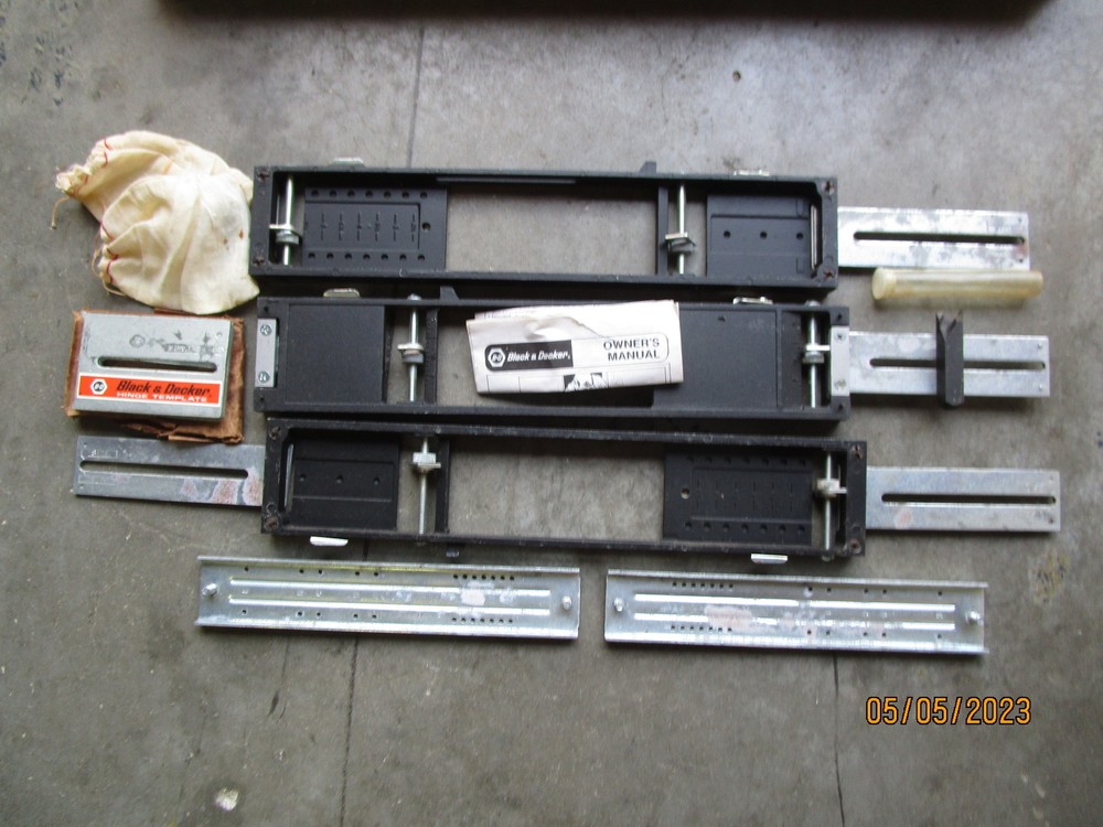 Black & Decker Hinge Butt Template Kit 57809 with Original Case