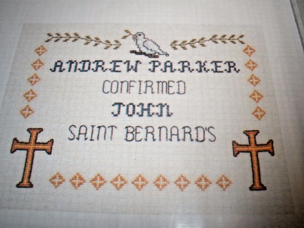2 NEW BAPTIZE & CONFIRMATION Cross Stitch Pattern booklets