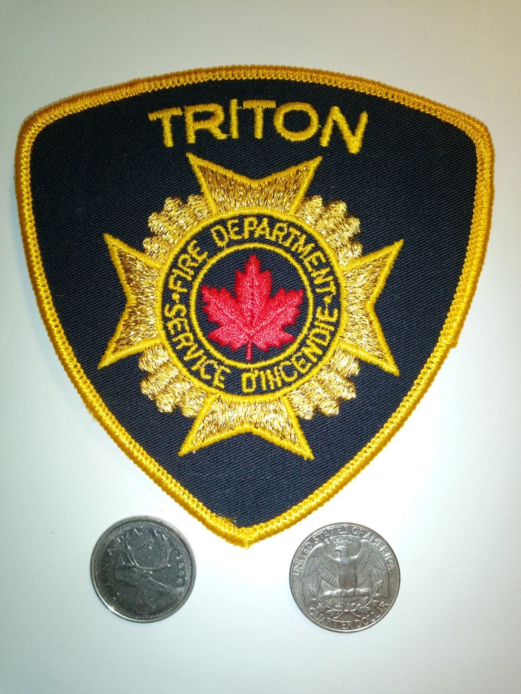 Triton Fire Department Patch Badge Crest
