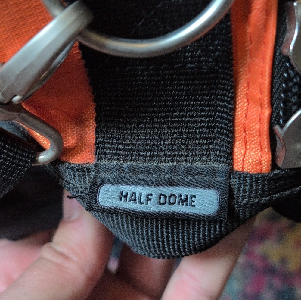 OGIO Half Dome Orange Black Polyester Gym Bag Zip Adjustable Strap