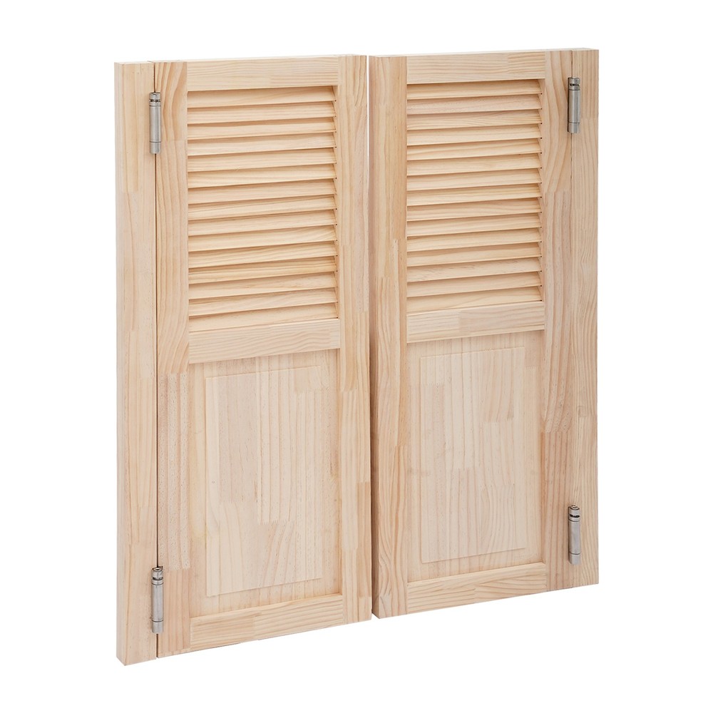 Partition Door - Swing Solid Pine Wood for Stylish Space Utilization
