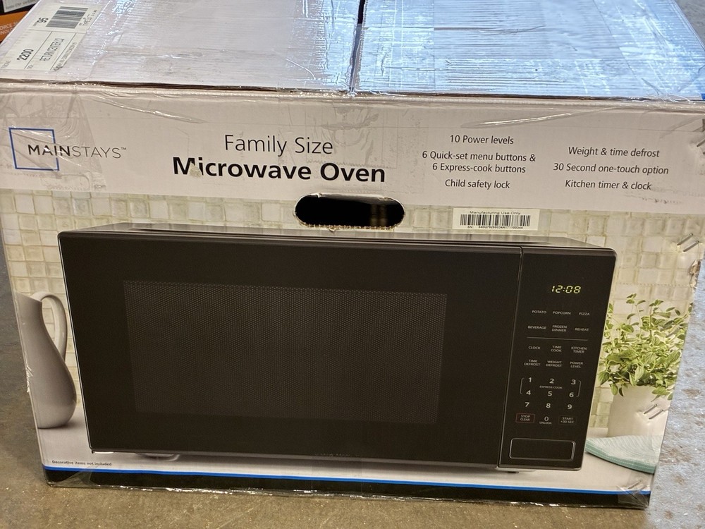 Microwave 1200 Watt Black