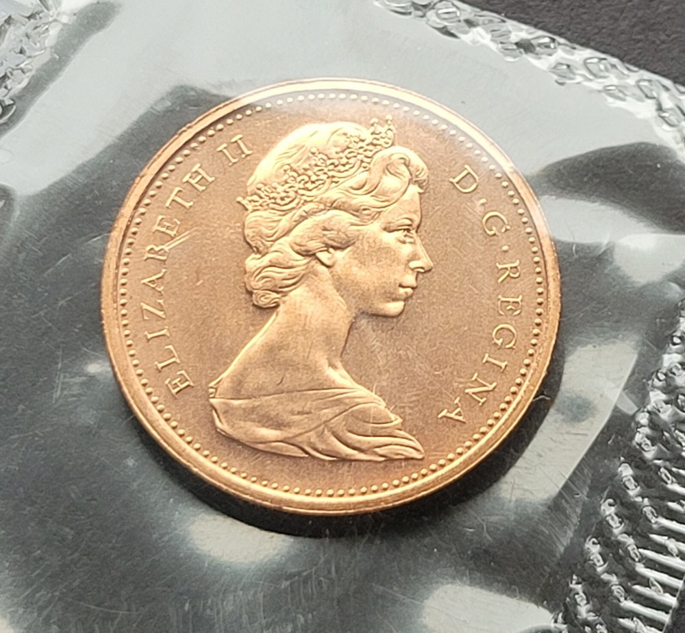 ***CANADA 1966 ONE CENT *** PROOF LIKE SEALED ***