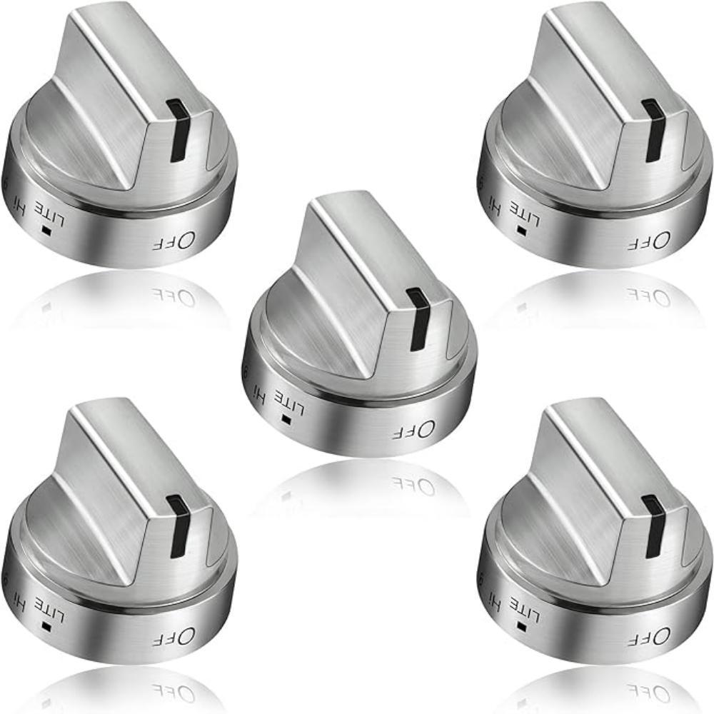 Replacements WB03X24818 for GE with Reinforced D-Shape Hole - Burner Range Knobs