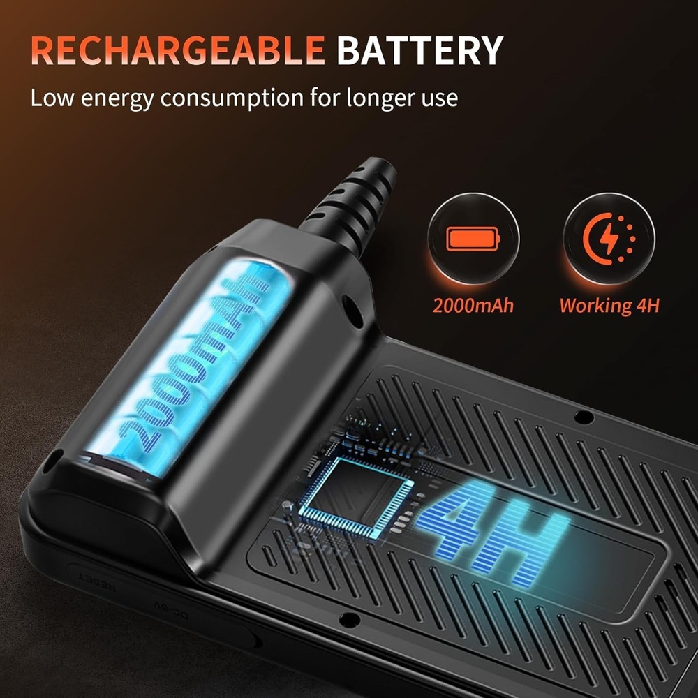 Borescope Camera with Light, Endoscope Inspection Camera with 8 Adjustable Leds