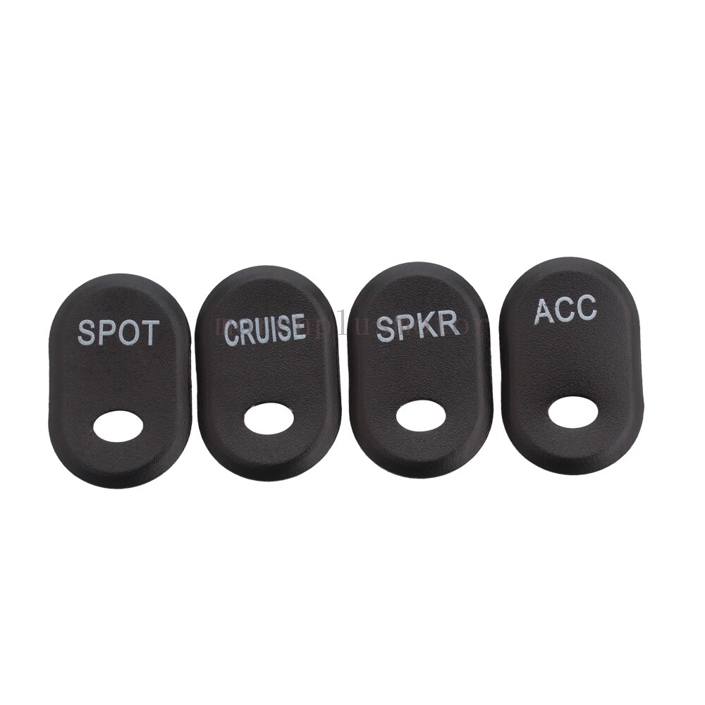 Black Panel Switch Cap Button Fit For Harley Electra Street Glide Trike 96-2013