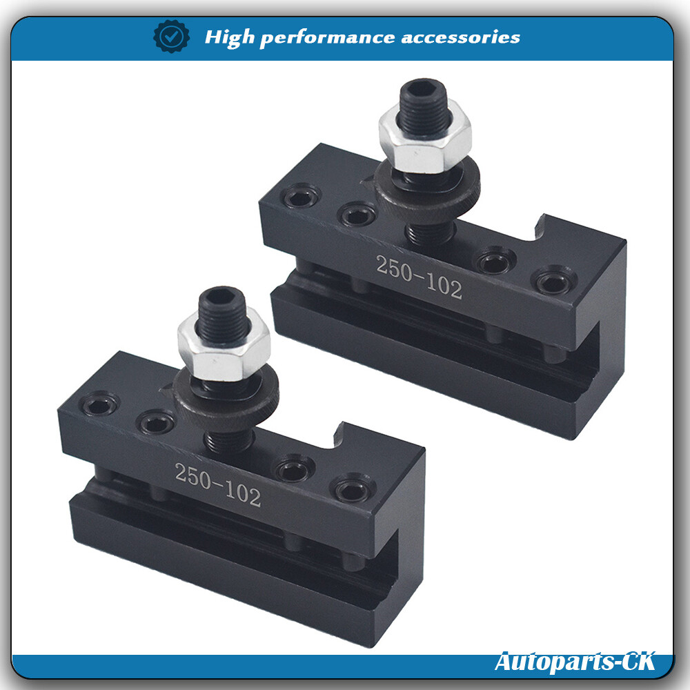 2Pcs AXA 2# 250-102 Quick Change Tool Post Boring Turning Holder
