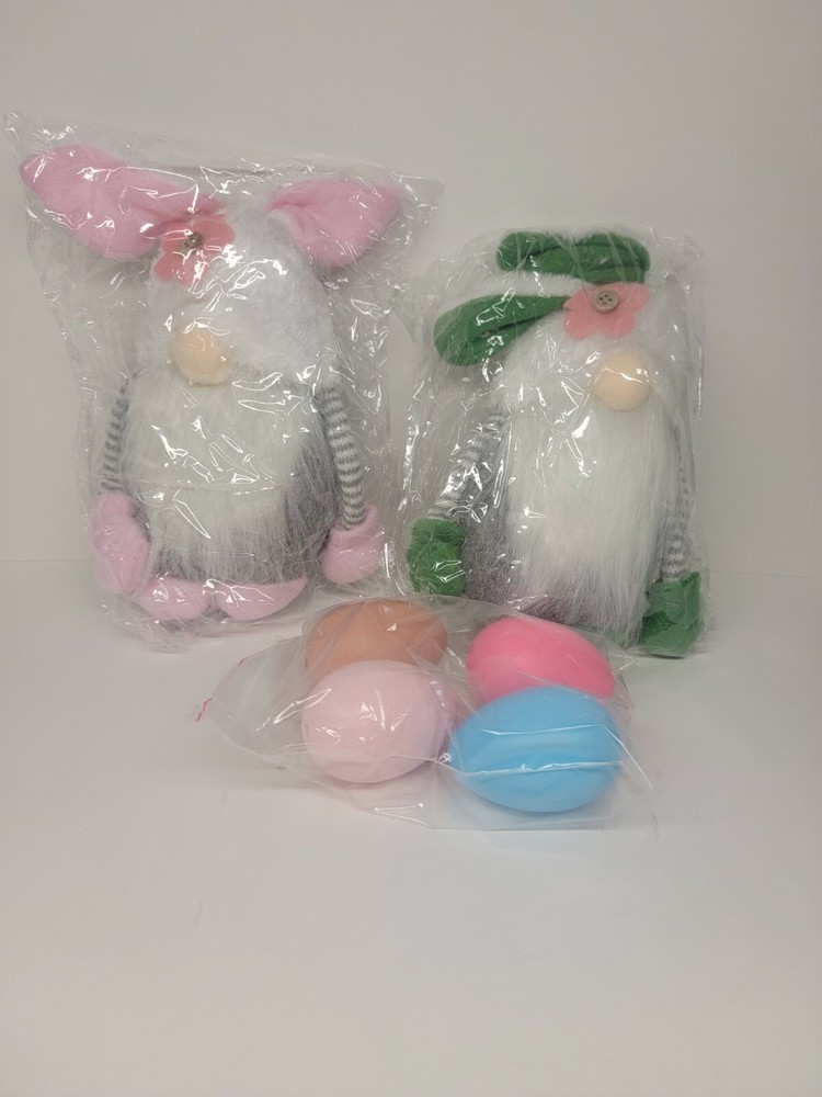 Easter Bunny Nome Stuffed Animals Bunny Ear Wirh Egg Decor