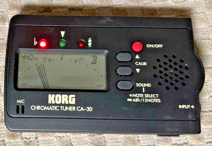 KORG Chromatic Tuner CA-30 Guitar