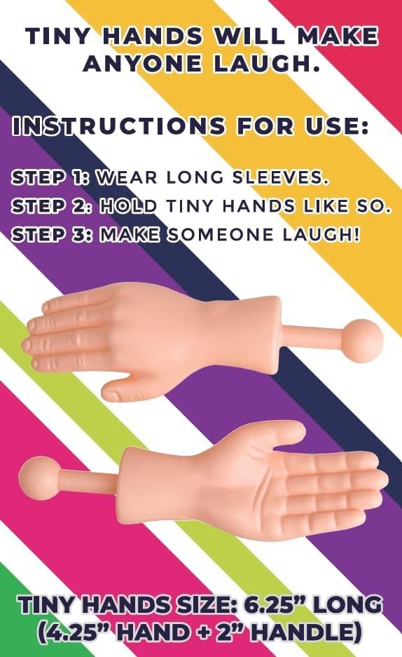 DR DINGUS Tiny Hands (1 Pair - Original) - Original Little Small Miniature