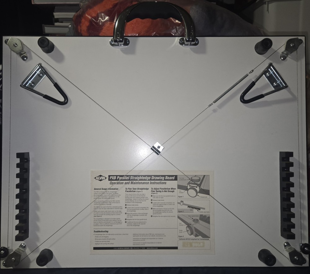 ALVIN PXB Parallel Straightedge Drawing Board 21" ×16" 2013