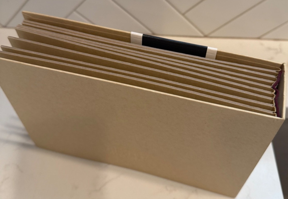 New Prima FRANK GARCIA MEMORY HARDWARE Rectangle Journal Thick Chipboard