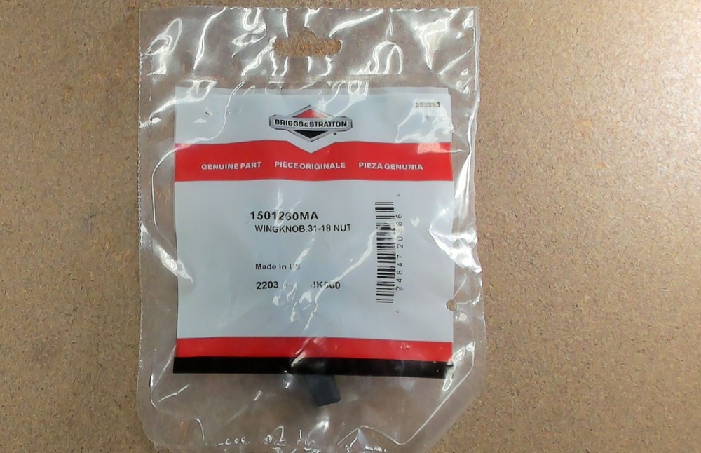 1501260MA Briggs & Stratton WingKnob.31-18 Nut
