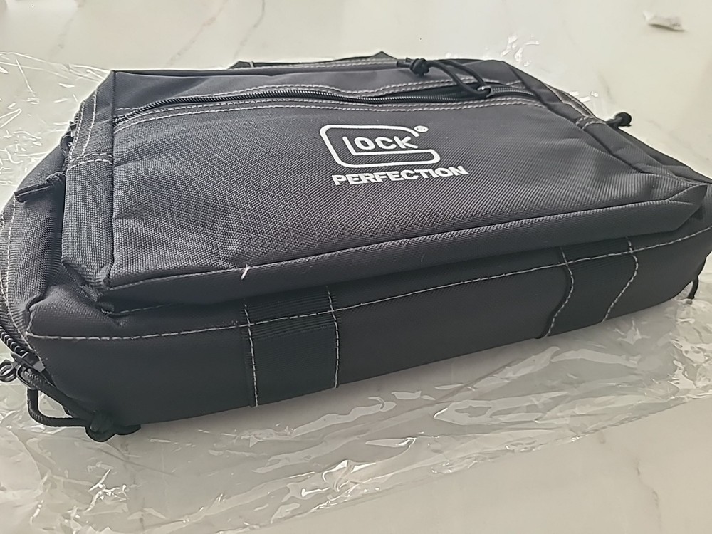 2 Pistol Glock OEM Black Range Bag Gun Shooting