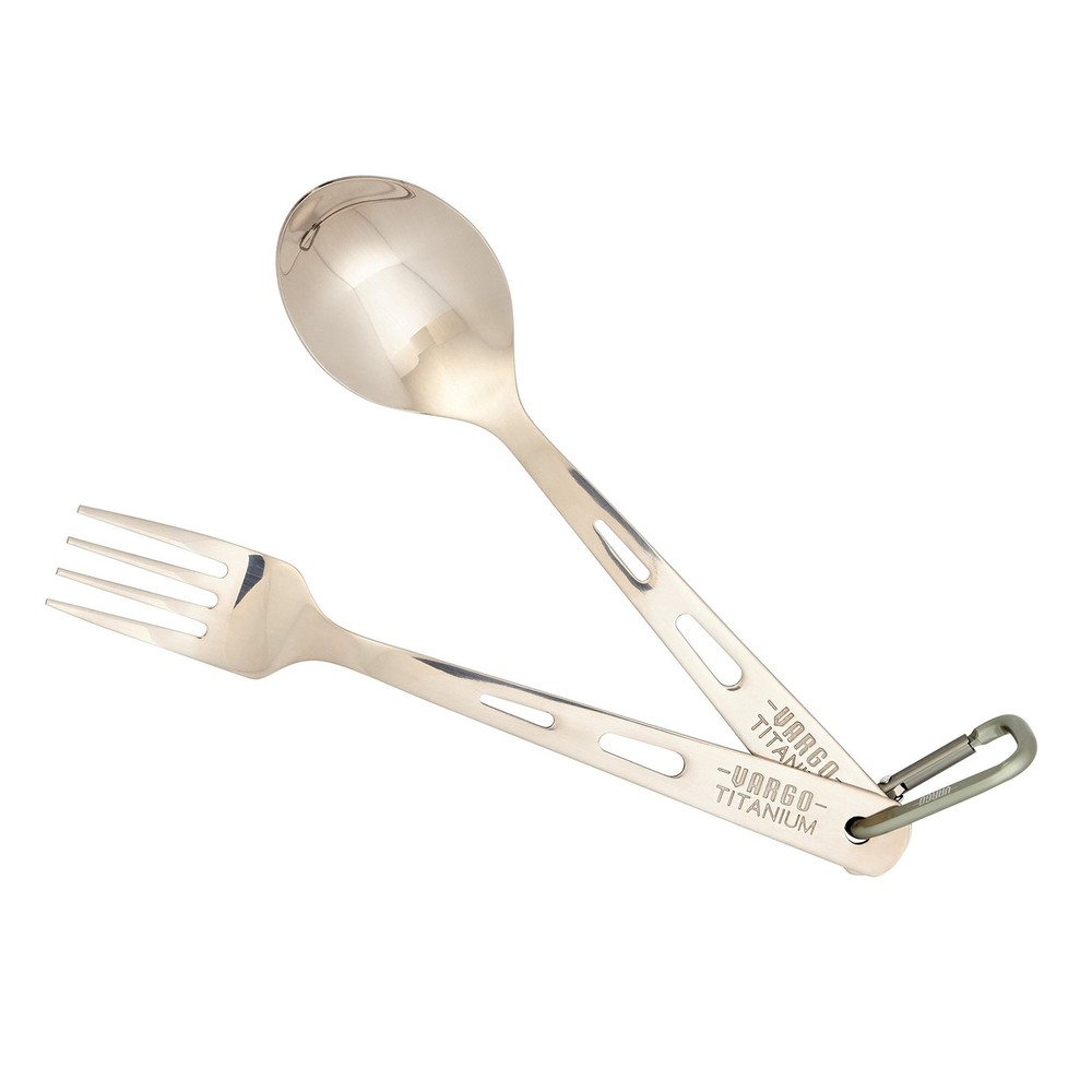 Vargo Titanium Spoon and Fork Set