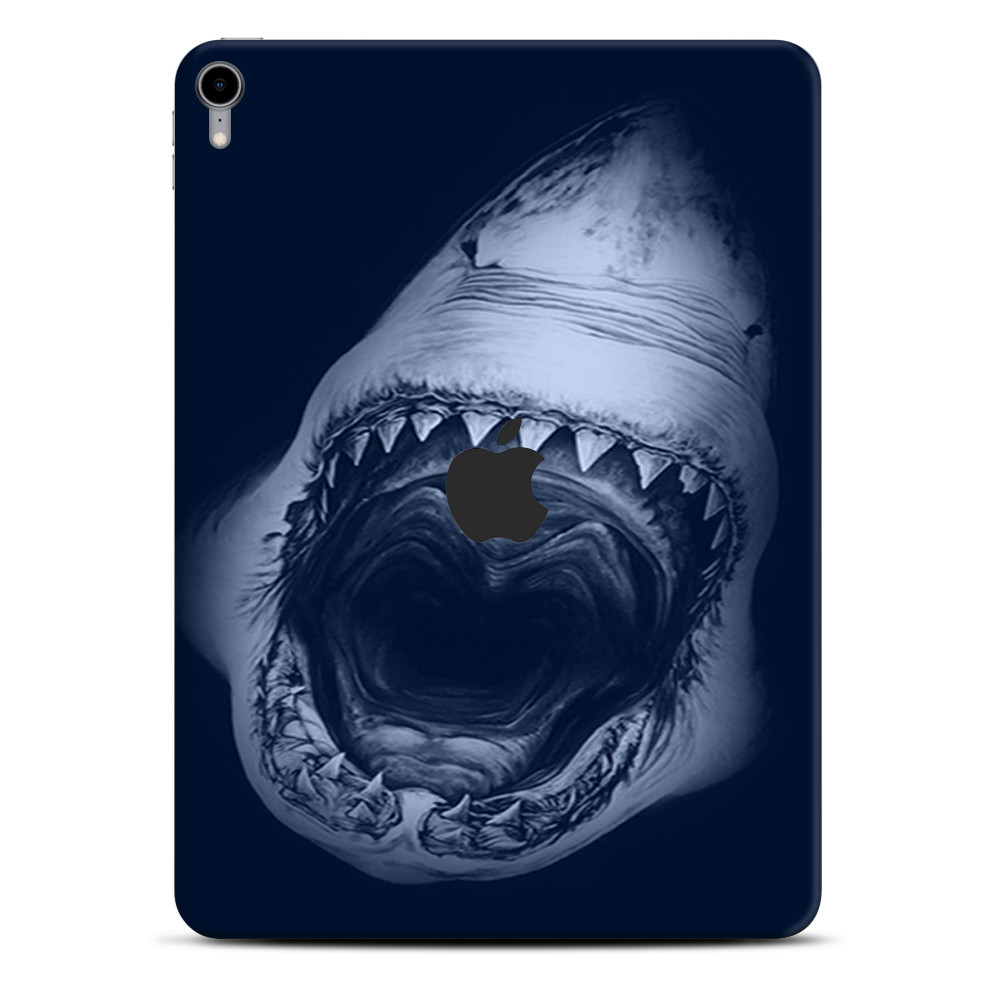 Skins Decal Wrap for Apple iPad Pro 11 2018 Shark attack