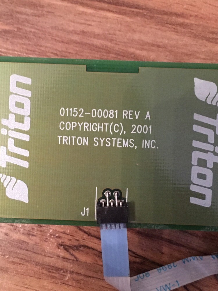 TRITON 9100 ATM ~ LEFT AND RIGHT ~ FUNCTION KEYS WITH BLACK RUBBER OVERLAYS