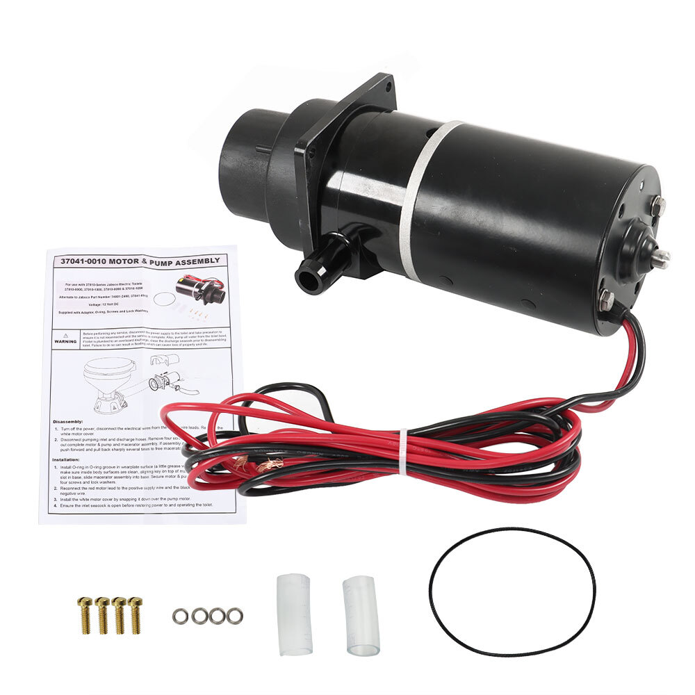 For Jabsco Marine Electric Toilet Motor Pump Assembly 74001-2460 37010-Series
