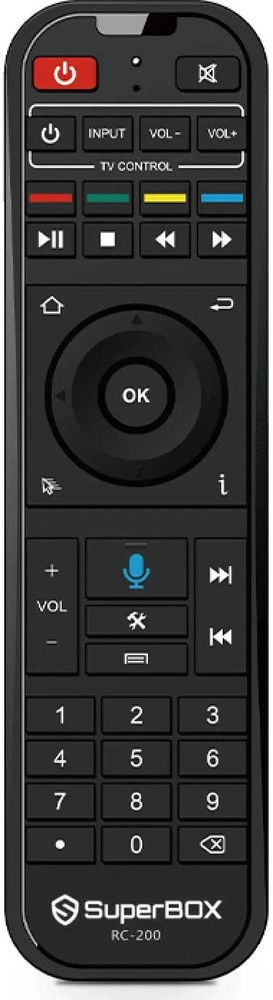 Authentic SuperBox Remote Bluetooth Voice Control: S5 Max, S6 Max, Elite, Ultra