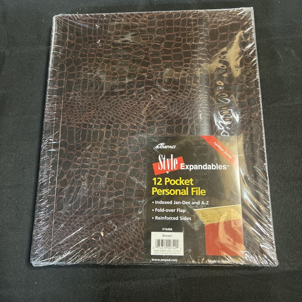 Style Expendables 12 Pocket Personal File