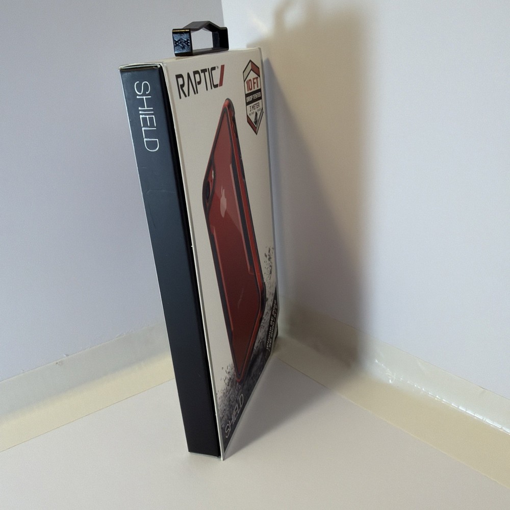 Raptic Shield iPhone SE 2022 / 2020 / 8 / 7 Red Protective Aluminum Case