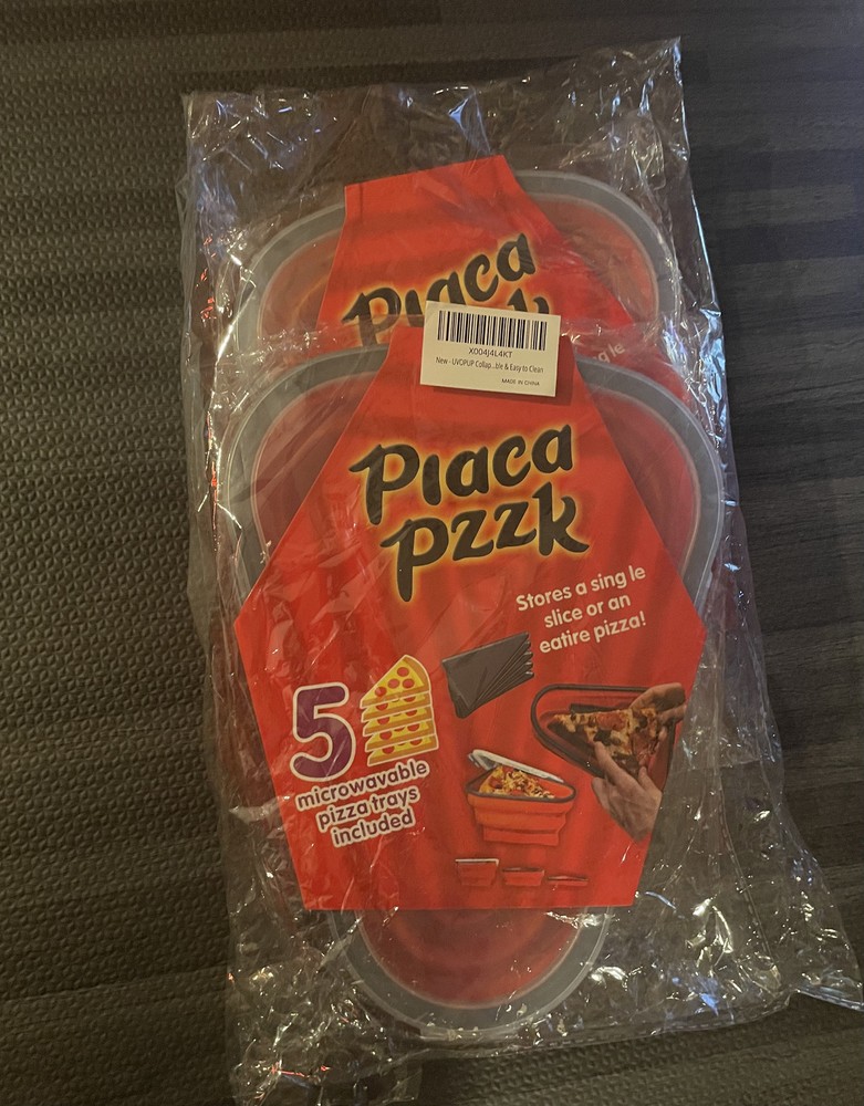 Pizza Pack Reusable BPA-Free Silicone Storage Container (2-pack)