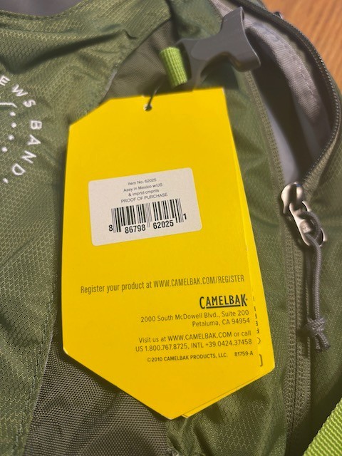 Dave Matthew’s Band CAMELBAK Hydration Backpack NEW W/tags!