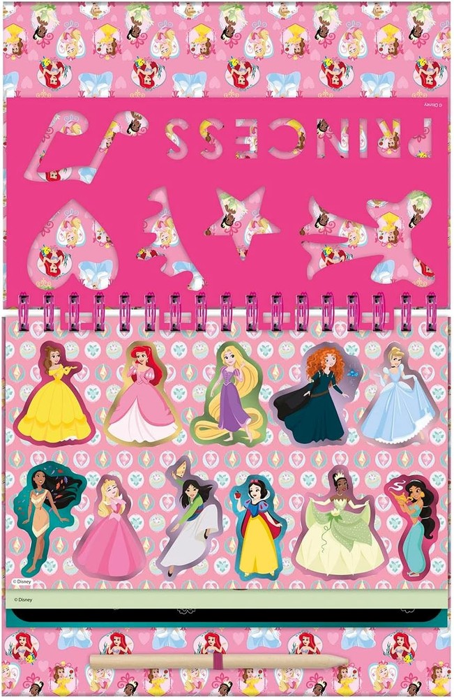 Totum Disney Princess Scratch Book