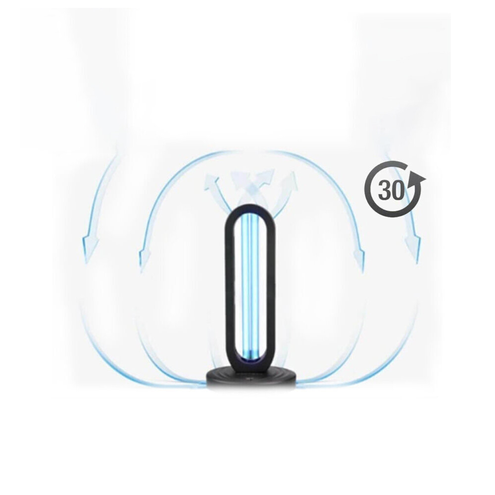 Ultraviolet Sterilization Germicidal Light ABS Household UV Home Black