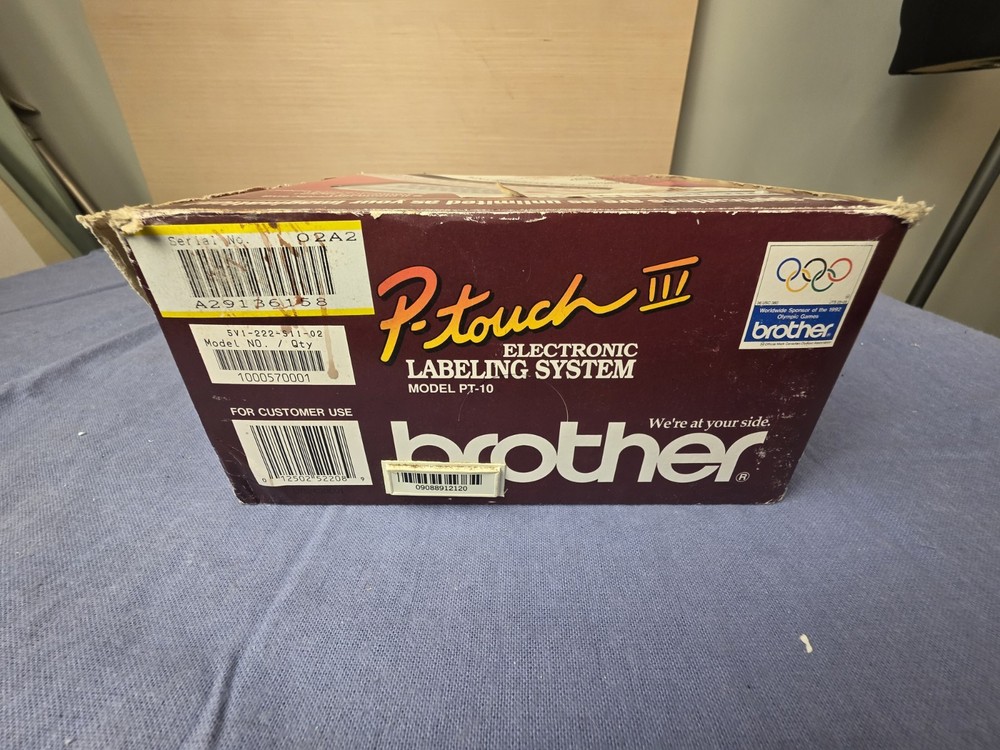 Brother P-Touch III Electronic Labeling System Model PT-10
