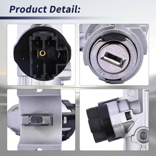 Ignition Starter Switch Cylinder Housing Assembly with 2 Keys 8XL669WERA