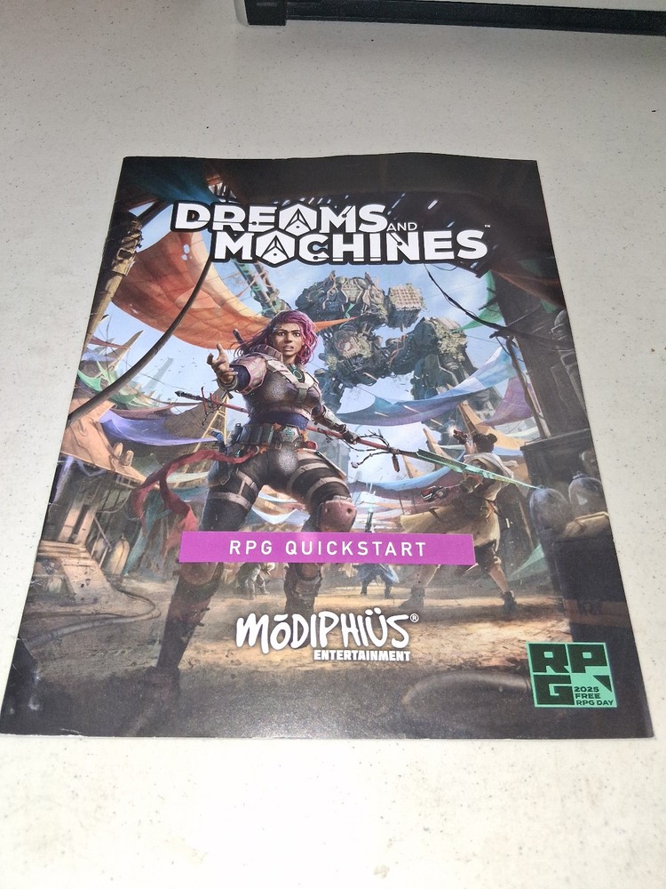 Dreams and Machines - RPG Quickstart guide