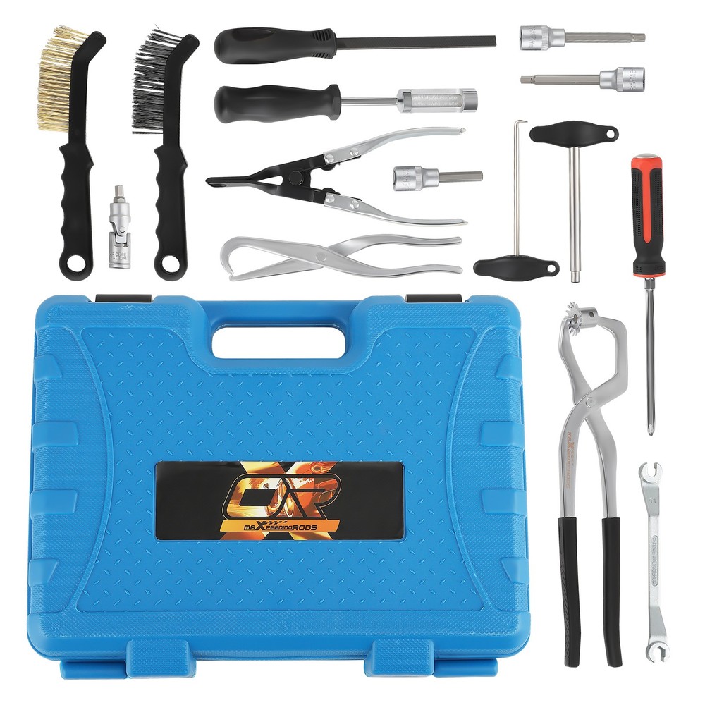 15PCS Brake Drum Tool Kit with Brake Spring Pliers/Compressor/Puller Tool