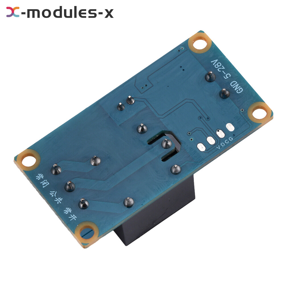 DC5-28V Wide Voltage 1Channel Single Button Bistable Self-Locking Relay Module